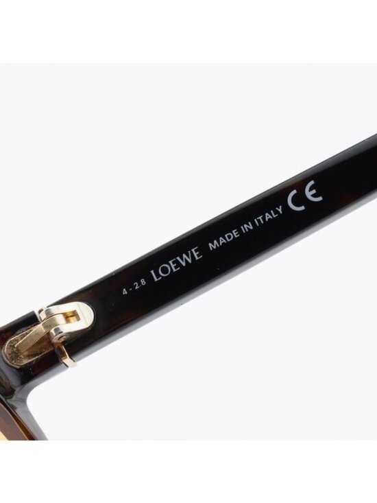 Loewe LW40001F 56E Sunglasses Havana Square Frame, Brown Lenses main image 6